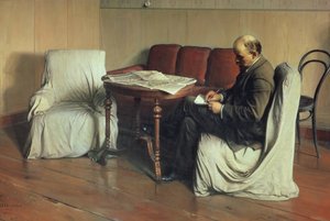 Vladimir Lenin (1870-1924) en Smolny, 1930